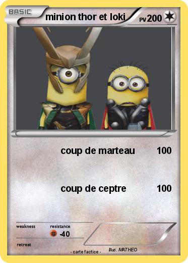 Pokemon minion thor et loki