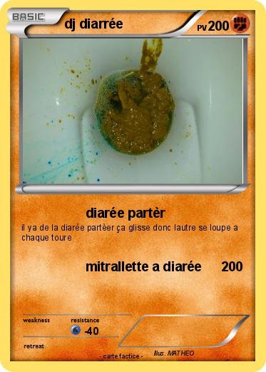 Pokemon dj diarrée