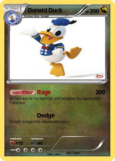 Pokemon Donald Duck