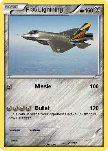 Pokemon F-35 Lightning