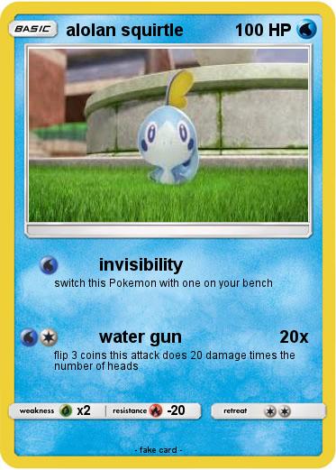 Pokemon alolan squirtle