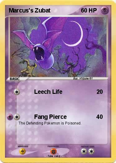 Pokemon Marcus's Zubat