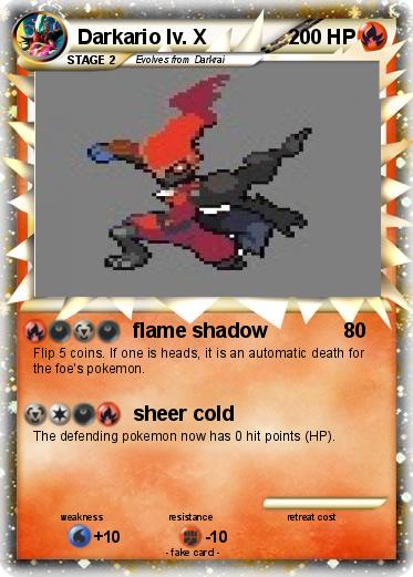 Pokemon Darkario lv. X