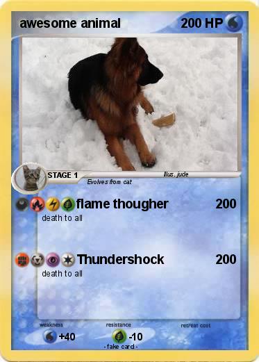 Pokemon awesome animal