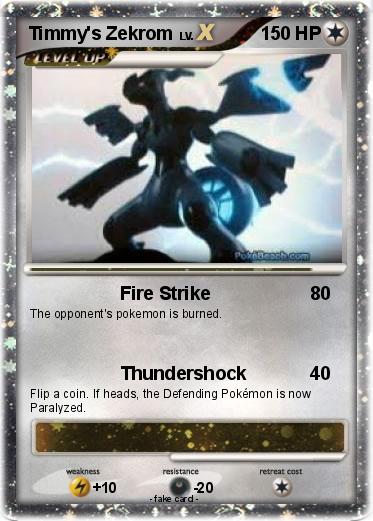 Pokemon Timmy's Zekrom