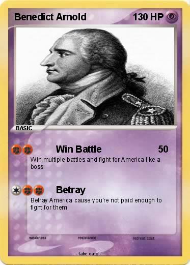 Pokemon Benedict Arnold