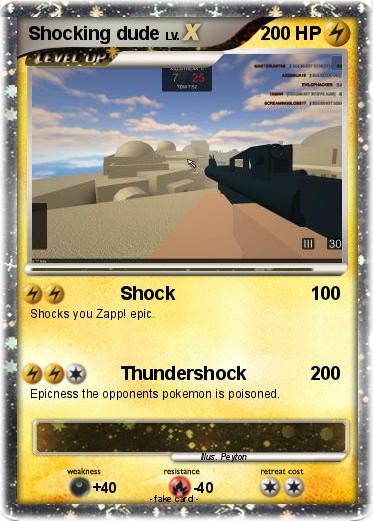 Pokemon Shocking dude
