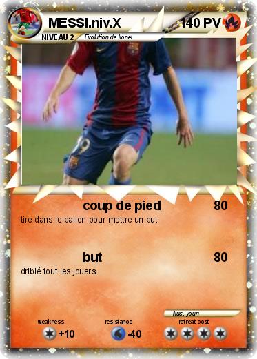 Pokemon MESSI.niv.X