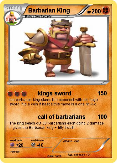 Pokemon Barbarian King