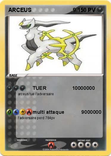 Pokemon ARCEUS                           9