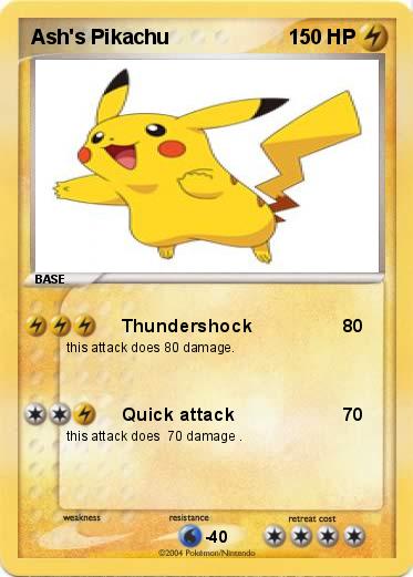 Pokemon Ash's Pikachu