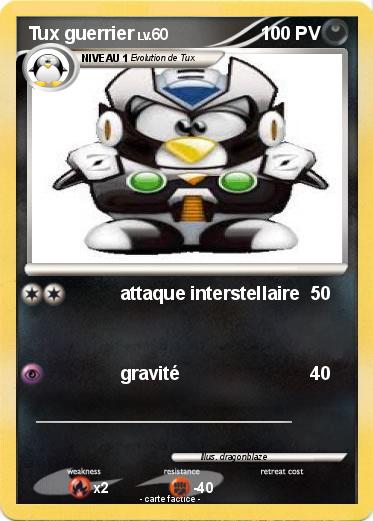 Pokemon Tux guerrier