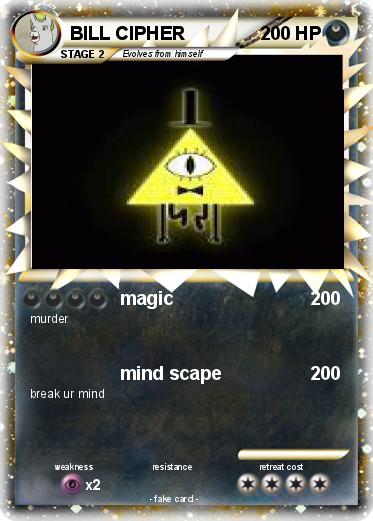 Pokemon BILL CIPHER