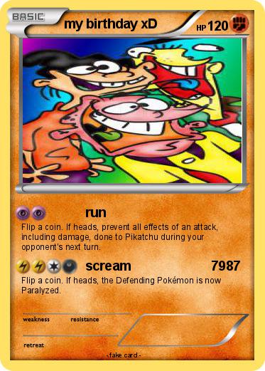 Pokemon my birthday xD