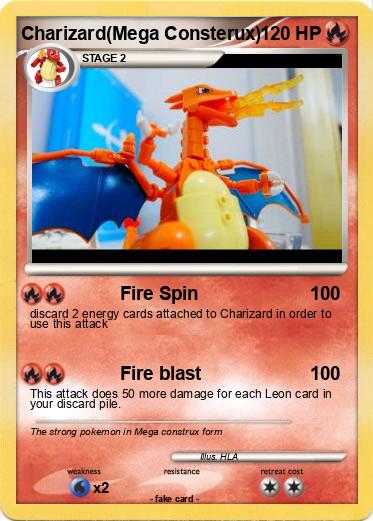 Pokemon Charizard(Mega Consterux)