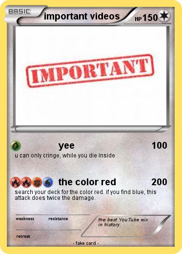 Pokemon important videos