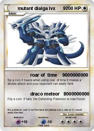 Pokemon mutant dialga lvx      9
