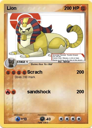Pokemon Lion