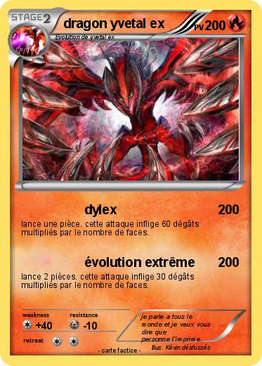 Pokemon dragon yvetal ex