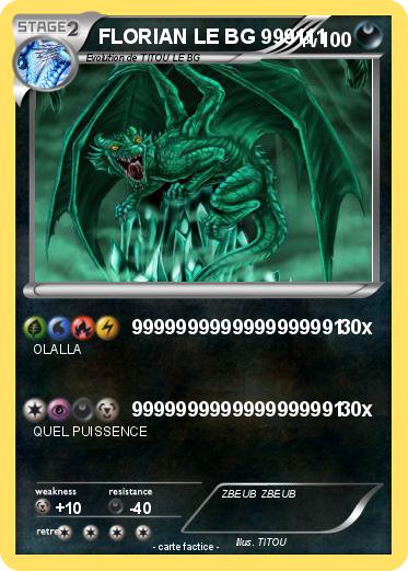 Pokemon FLORIAN LE BG 999111