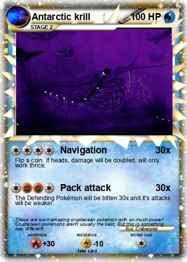Pokemon Antarctic krill