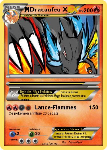 Pokemon Dracaufeu X