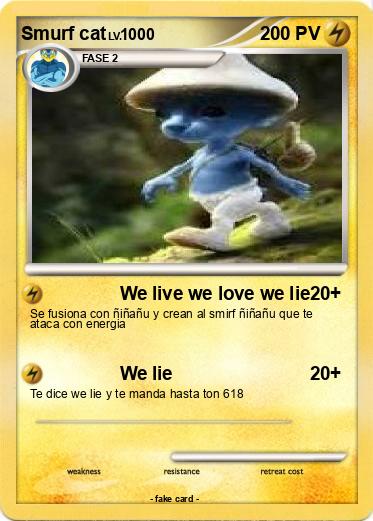 Pokemon Smurf cat