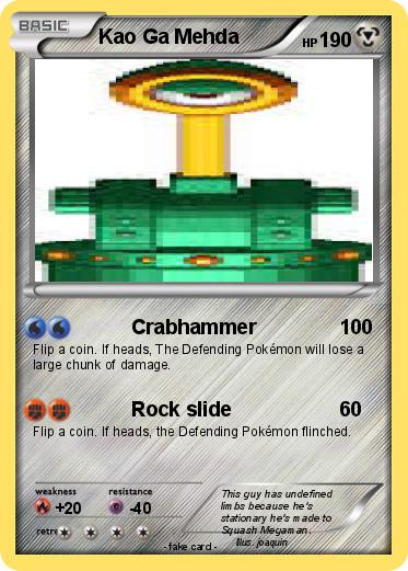 Pokemon Kao Ga Mehda