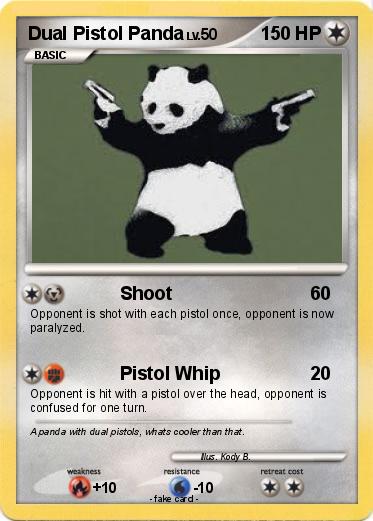 Pokemon Dual Pistol Panda