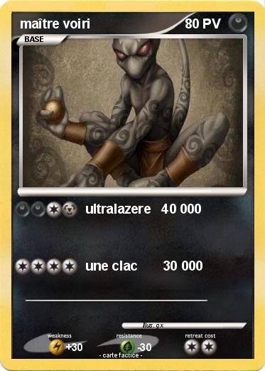 Pokemon maître voiri