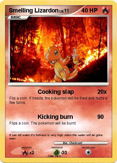 Pokemon Smelling Lizardon