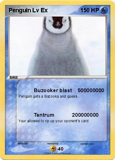 Pokemon Penguin Lv Ex