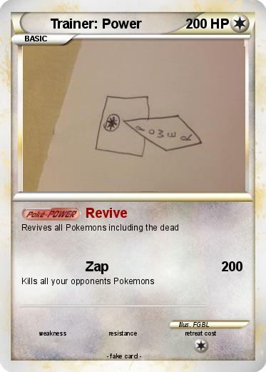 Pokemon Trainer: Power