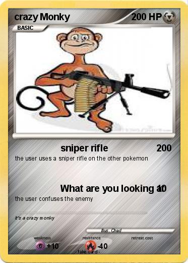 Pokemon crazy Monky