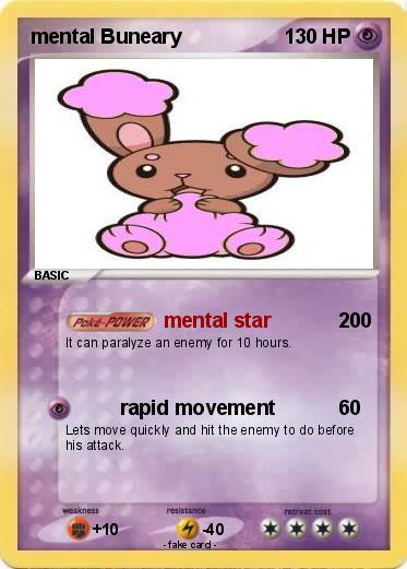Pokemon mental Buneary