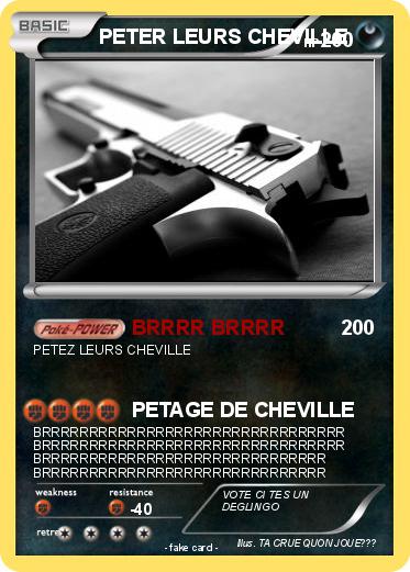 Pokemon PETER LEURS CHEVILLE