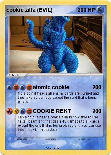 Pokemon cookie zilla (EVIL)