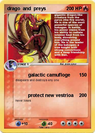Pokemon drago  and  preys