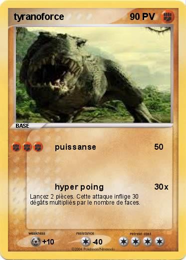 Pokemon tyranoforce