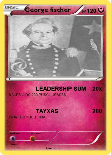 Pokemon George fischer