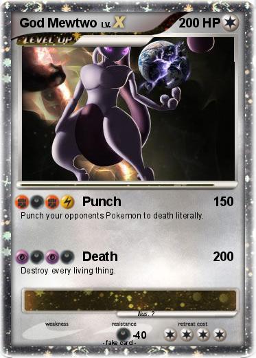 Pokemon God Mewtwo