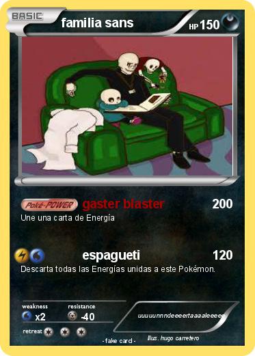 Pokemon familia sans
