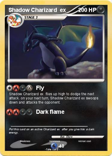 Pokemon Shadow Charizard  ex