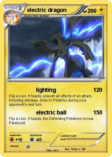 Pokemon electric dragon