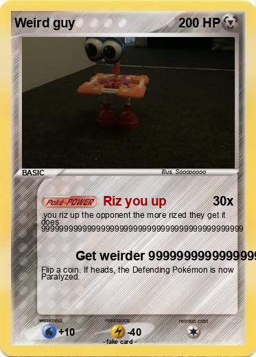 Pokemon Weird guy