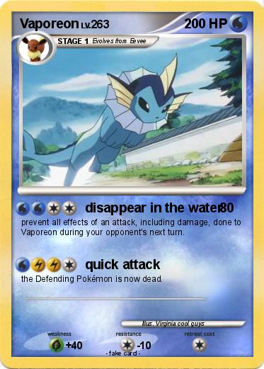 Pokemon Vaporeon