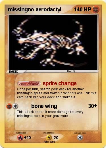 Pokemon missingno aerodactyl