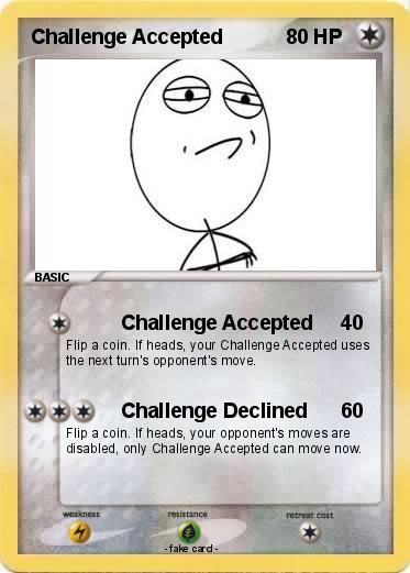 Pokemon Challenge Accepted