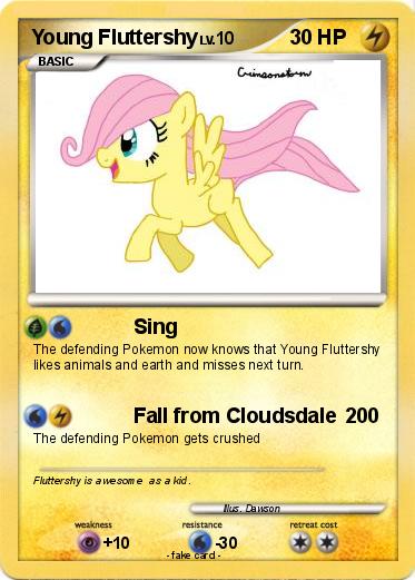 Pokemon Young Fluttershy