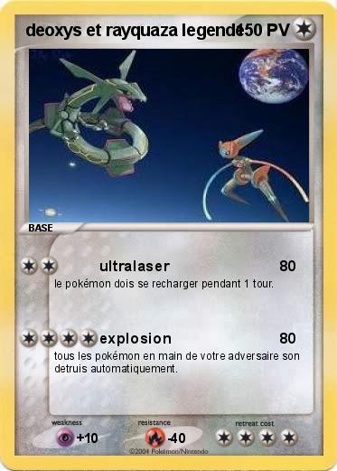 Pokemon deoxys et rayquaza legende